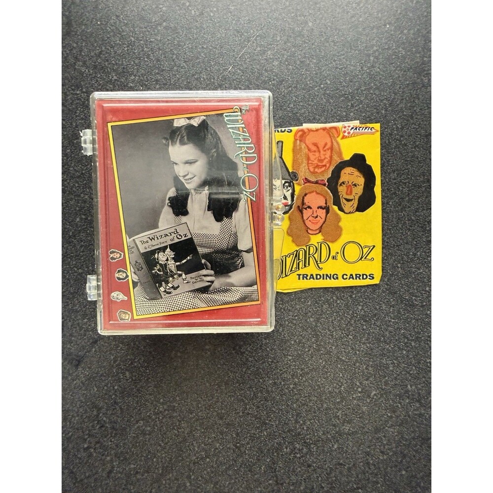 1990 Wizard of Oz Trading Card Set Pacific Complete 110 Cards w/ Case 1 Wrapper